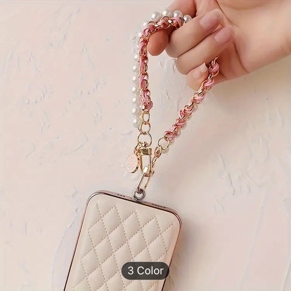 Fashionable Pearl Pendant, Anti Loss Phone Chain, For All Models Of Phones - Picture 4 of 7